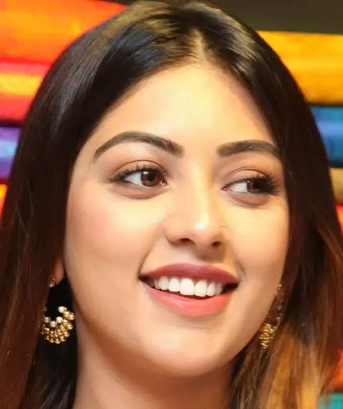 Indian Actress Anu Emmanuel Face Closeup Nose Pin